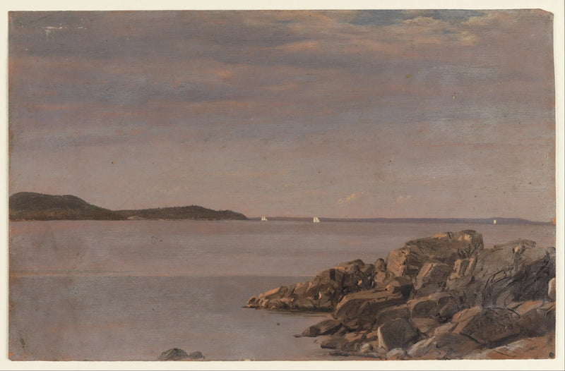 Öde öarnas ö, Maine-kusten - Frederic Edwin Church