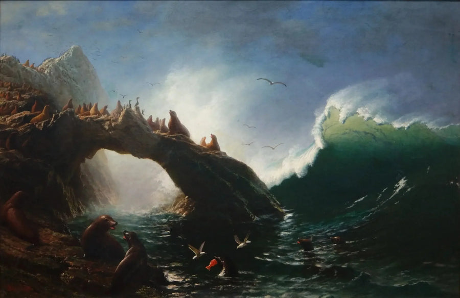 Farallonön - Albert Bierstadt