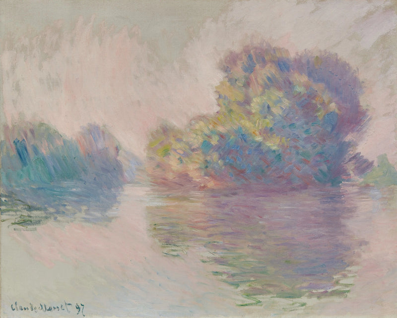 Öarna i Port-Villez W1493 - Claude Monet