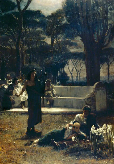 Improvisateur - Lawrence Alma-Tadema - Alpha Reproduction