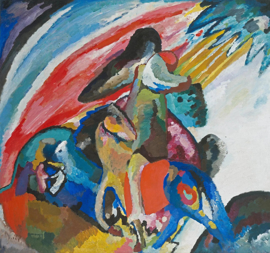 Improvisation 12 Ryttaren - Vassily Kandinsky