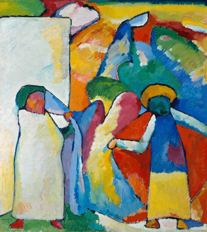 Improvisation VI (Afrikansk) - Vassily Kandinsky
