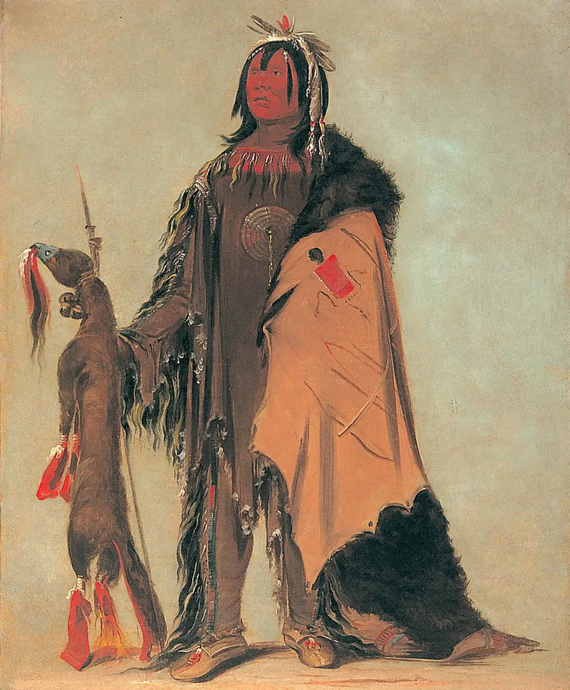 In-ne-ó-cose, Buffalo-barnet, en krigare - George Catlin
