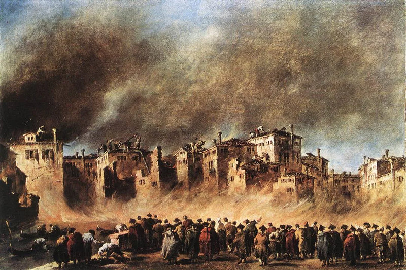 Brand i San Marcuola-området - Francesco Guardi