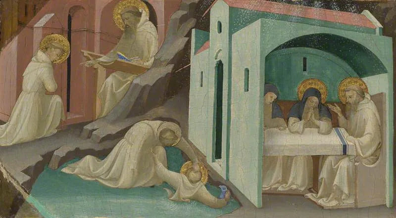 Händelser ur helige Benedikt's liv - Lorenzo Monaco