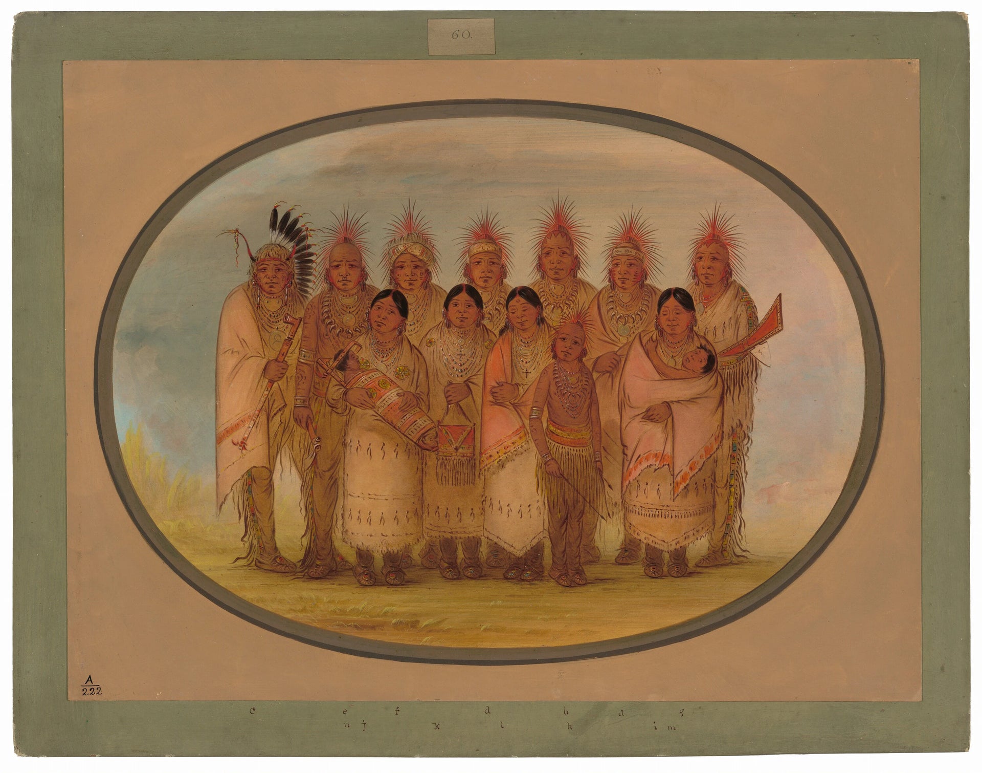 Indiens de l'Iowa qui ont visité Londres et Paris - George Catlin