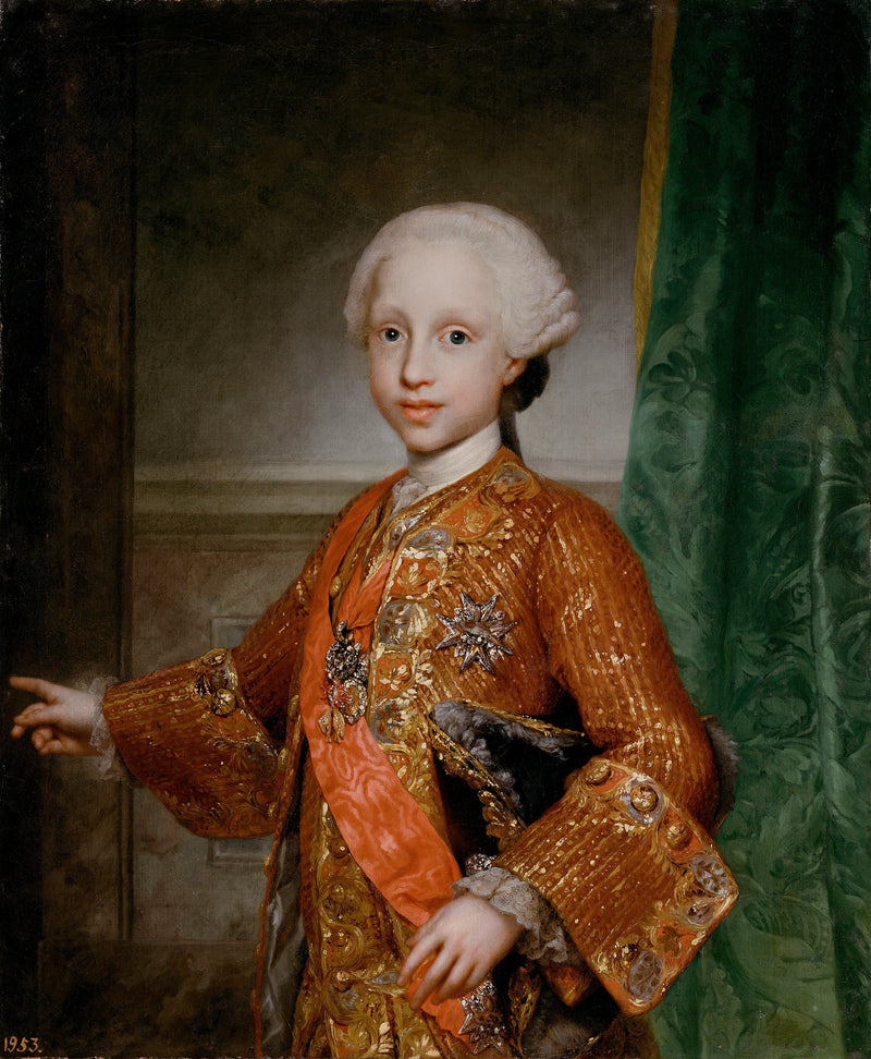Spädbarn Francisco Javier d'Espagne (1757-1771) - Anton Raphael Mengs