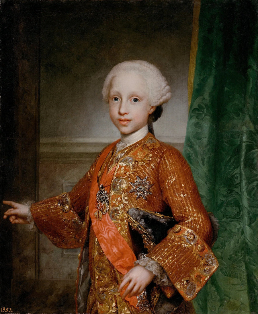 Spädbarn Francisco Javier d'Espagne (1757-1771) - Anton Raphael Mengs