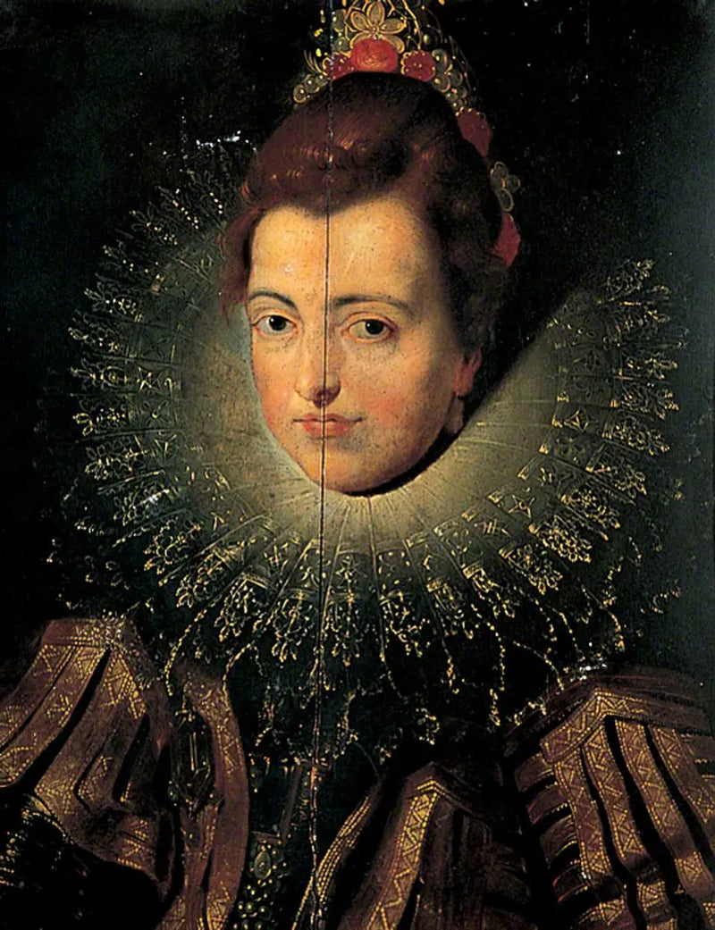 Infante Isabelle Claire Eugénie d'Espagne (1566-1633), österrikisk ärkehertiginna - Frans Pourbus den yngre