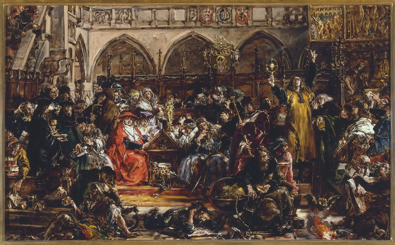 Universitetets påverkan på landet, enligt serien « Civilisationens historia i Polen » - Jan Matejko