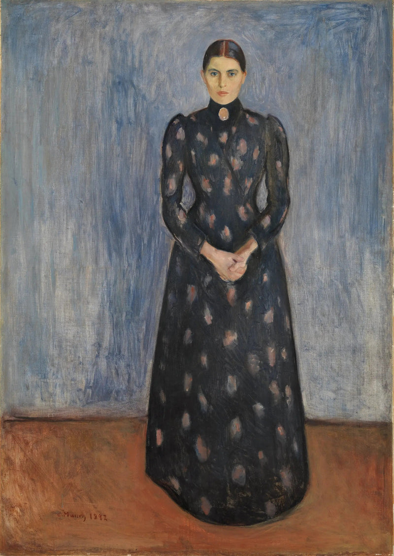 Inger i svart och lila - Edvard Munch