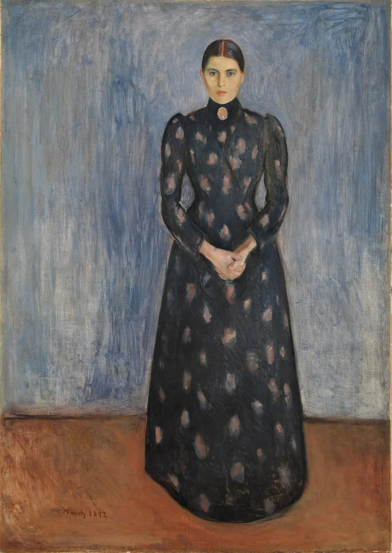 Inger i svart och lila - Edvard Munch