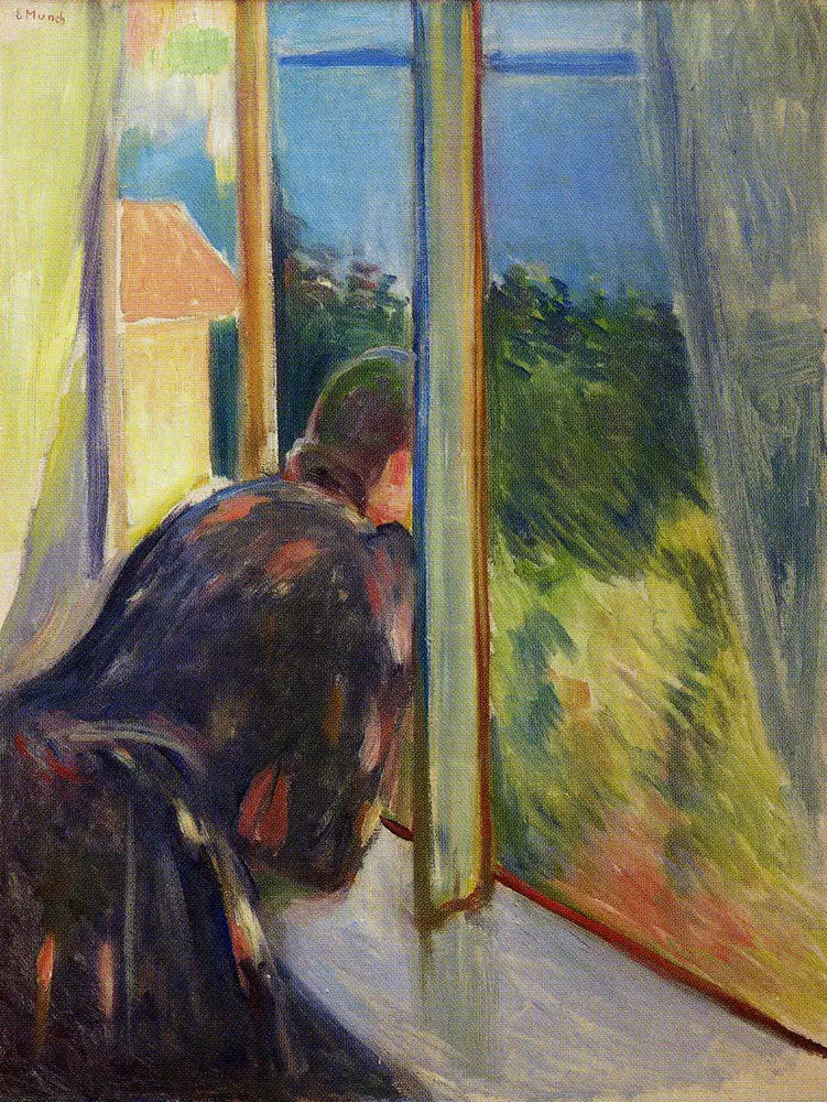Inger vid fönstret - Edvard Munch