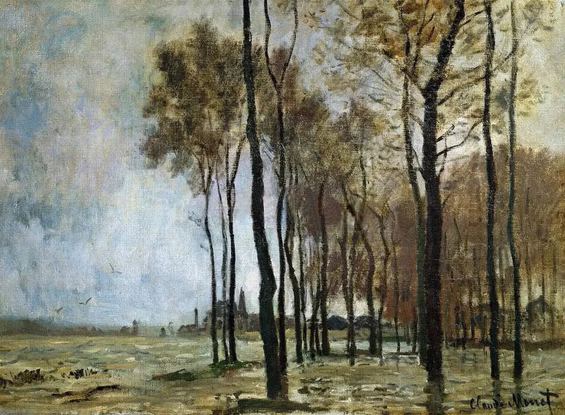 Översvämningen i Argenteuil W252 - Claude Monet