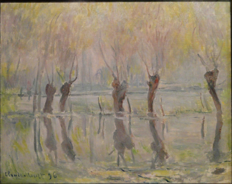 Översvämning i Giverny, Glyptotek W1438 - Claude Monet