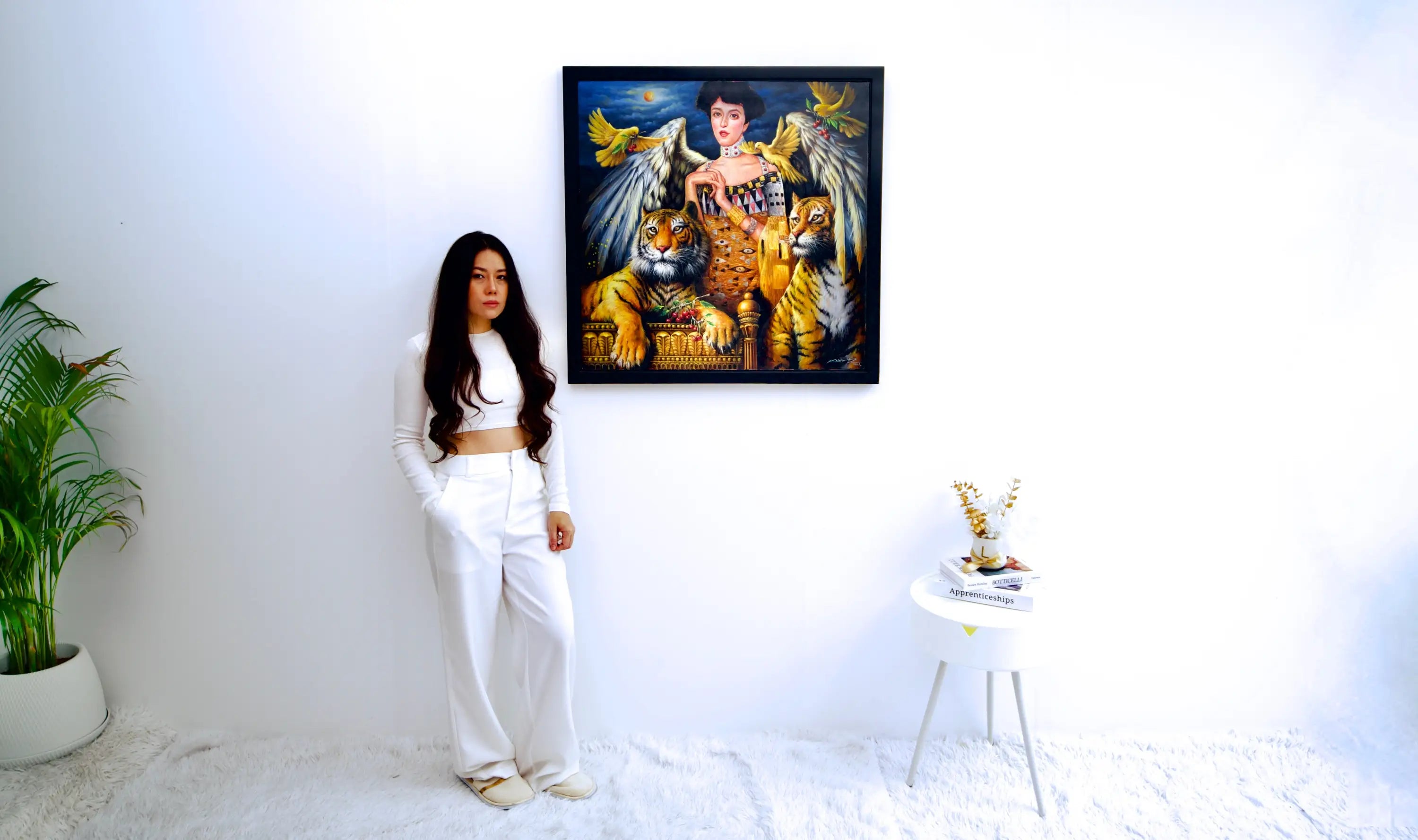 Adele Bloch-Bauer Inspiration - Kesorn | 80 x 80 cm Reproductions de tableaux à la peinture à l’huile