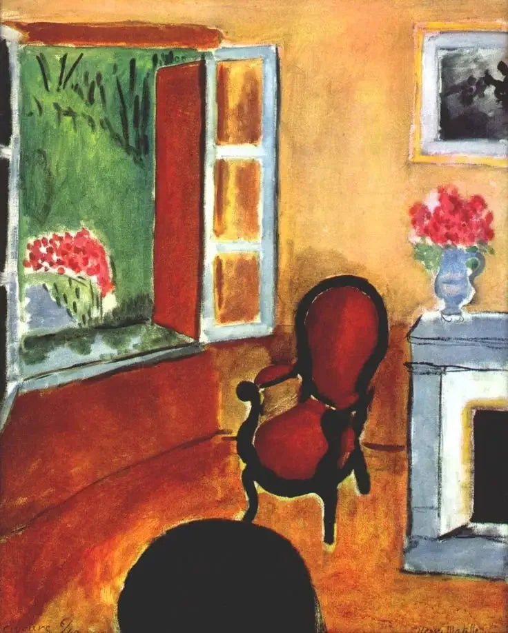 Interiör i Ciboure - Henri Matisse
