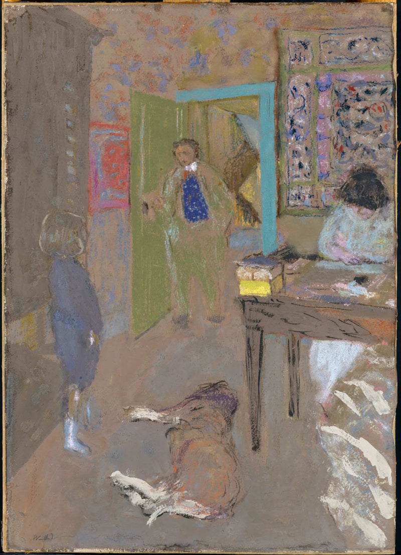 Interiör i Saint-Jacut - Édouard Vuillard