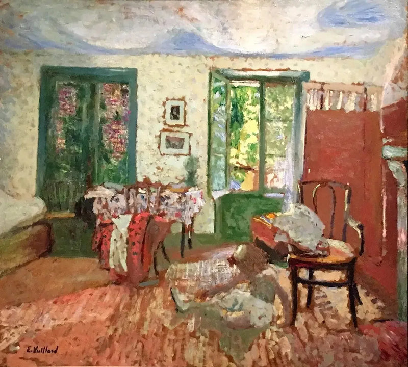 Interiör. Annette vid foten av en fåtölj - Édouard Vuillard