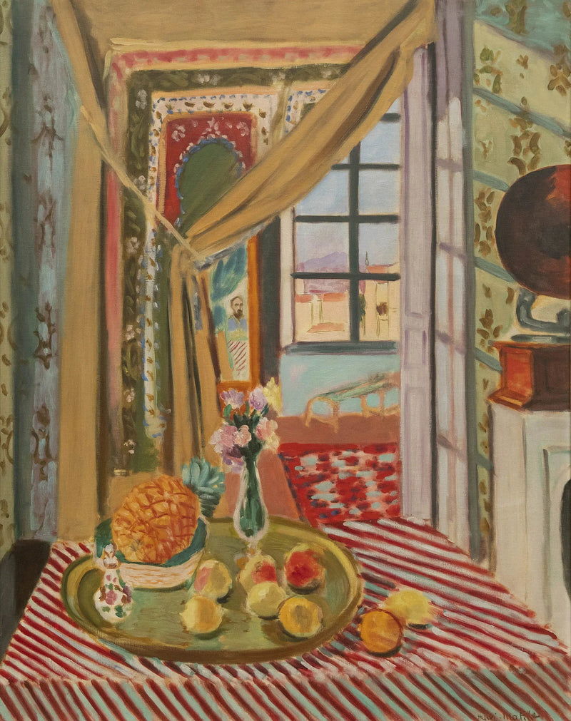 Interiör med phonograf - Henri Matisse