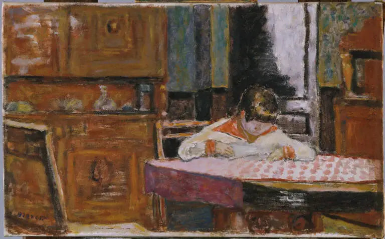 Inredning med pojke - Pierre Bonnard