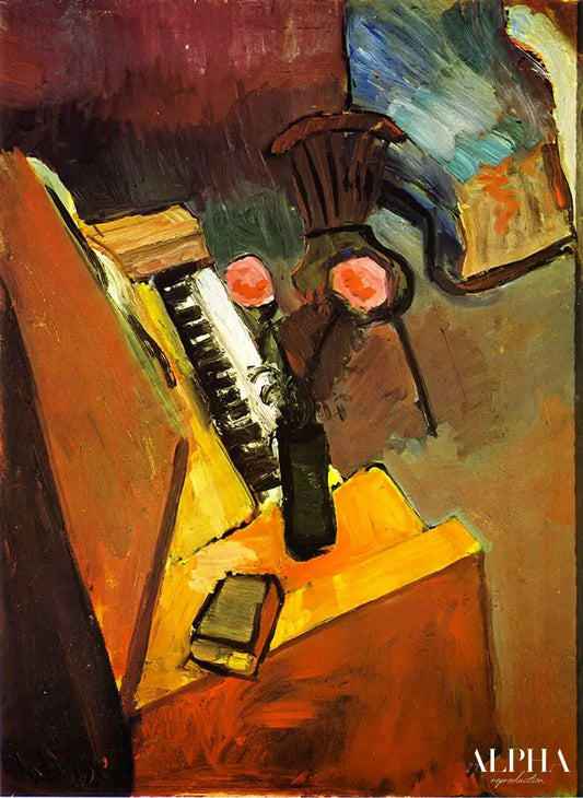 Intérieur avec Harmonium - Matisse - Reproductions de tableaux et peintures haut de gamme