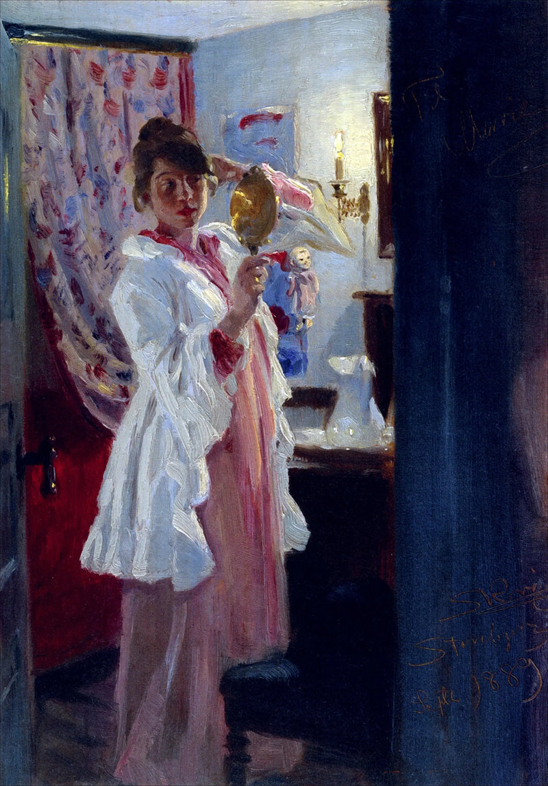 Interiör med Marie Krøyer - Peder Severin Krøyer