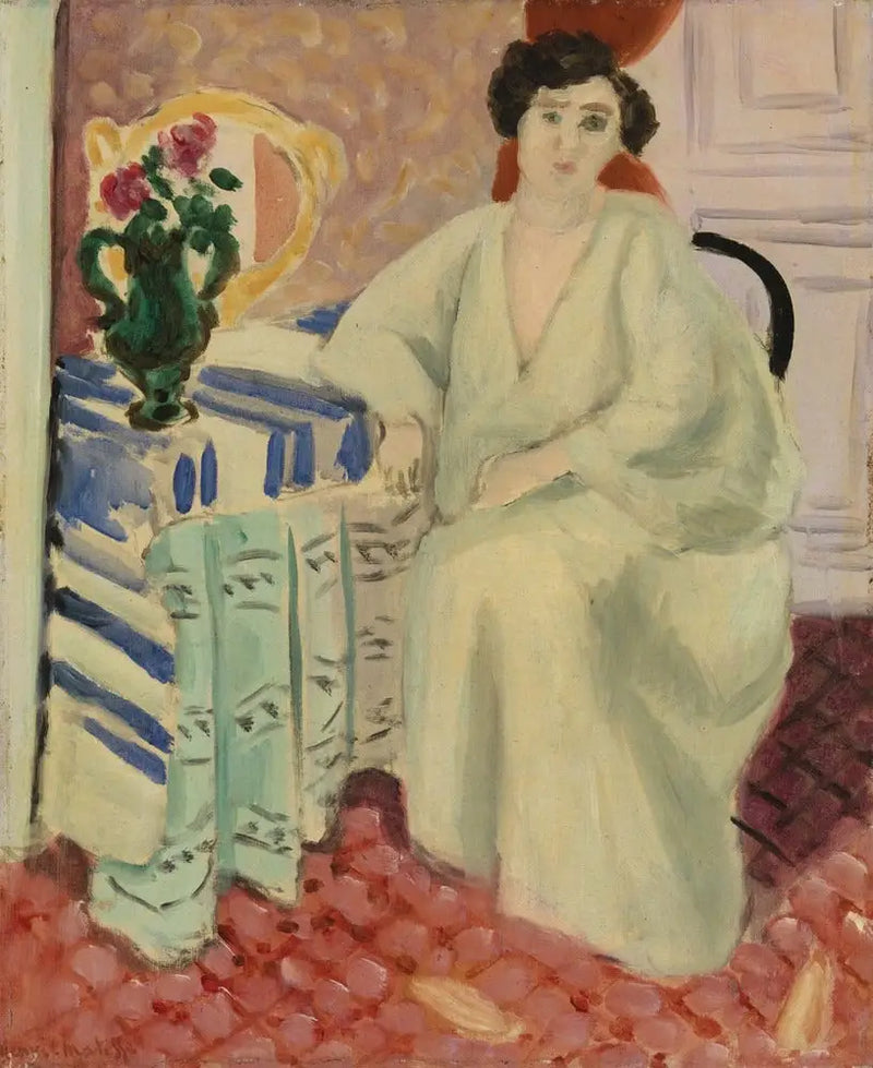 Interiör med sittande person - Henri Matisse