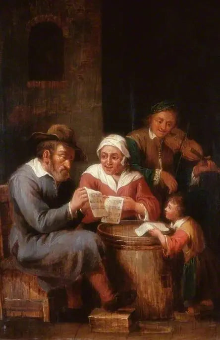 Interiör med figurer - David Teniers den yngre