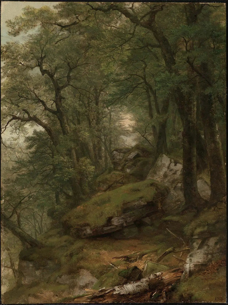 Träinteriör - Asher Brown Durand