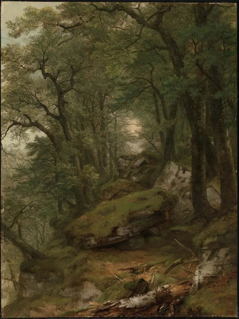 Träinteriör - Asher Brown Durand