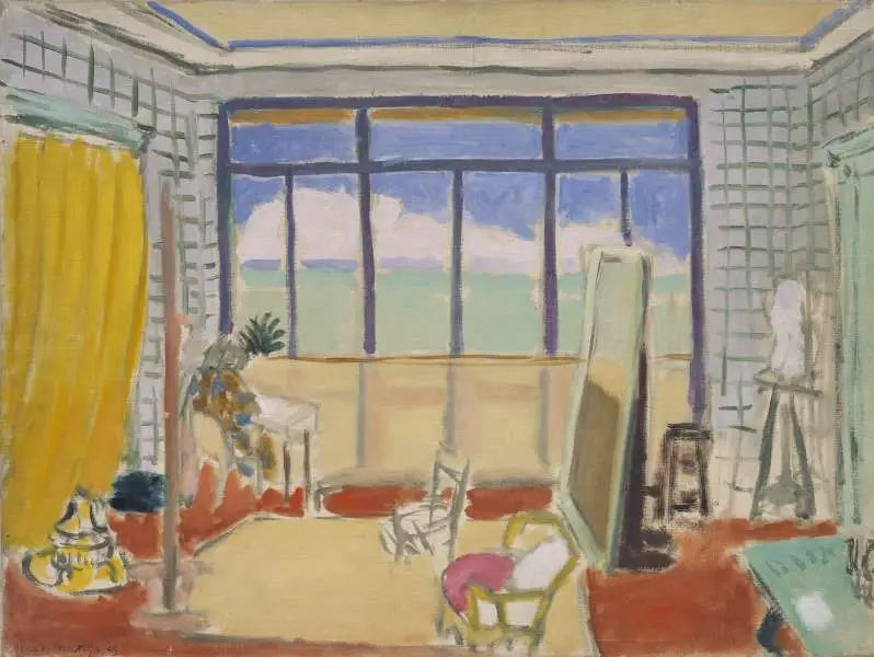 Ateljéinteriör i Nice - Henri Matisse