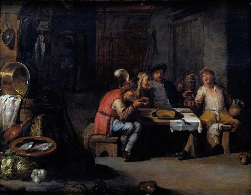 Interiör av ett bryggeri - David Teniers den yngre
