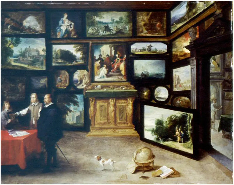 Inredning av ett konstgalleri - David Teniers den yngre