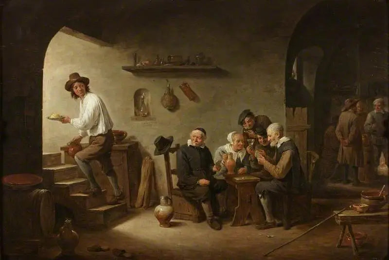 Interiör av en värdshus - David Teniers den yngre