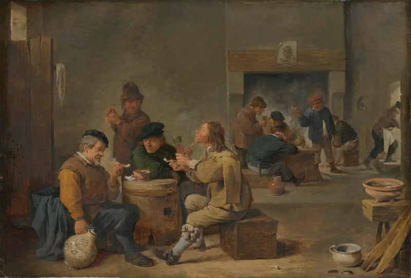 Interiör av värdshuset - David Teniers den yngre