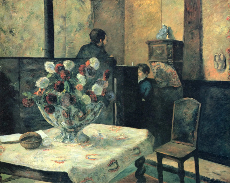 Inredning av målaren i Paris, rue Carcel - Paul Gauguin