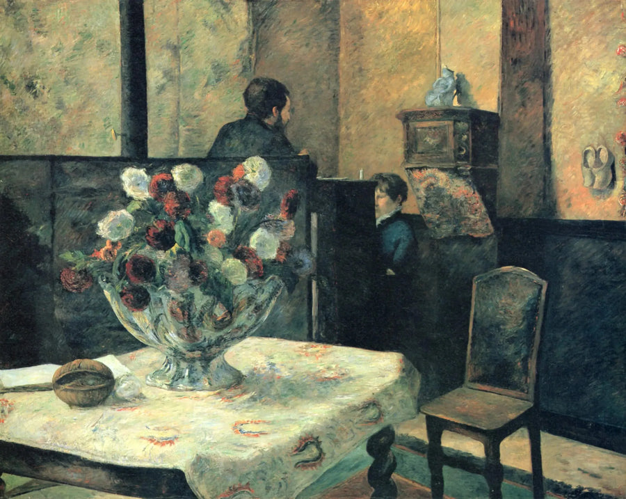 Inredning av målaren i Paris, rue Carcel - Paul Gauguin