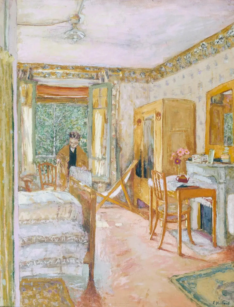 Soligt inomhus - Édouard Vuillard