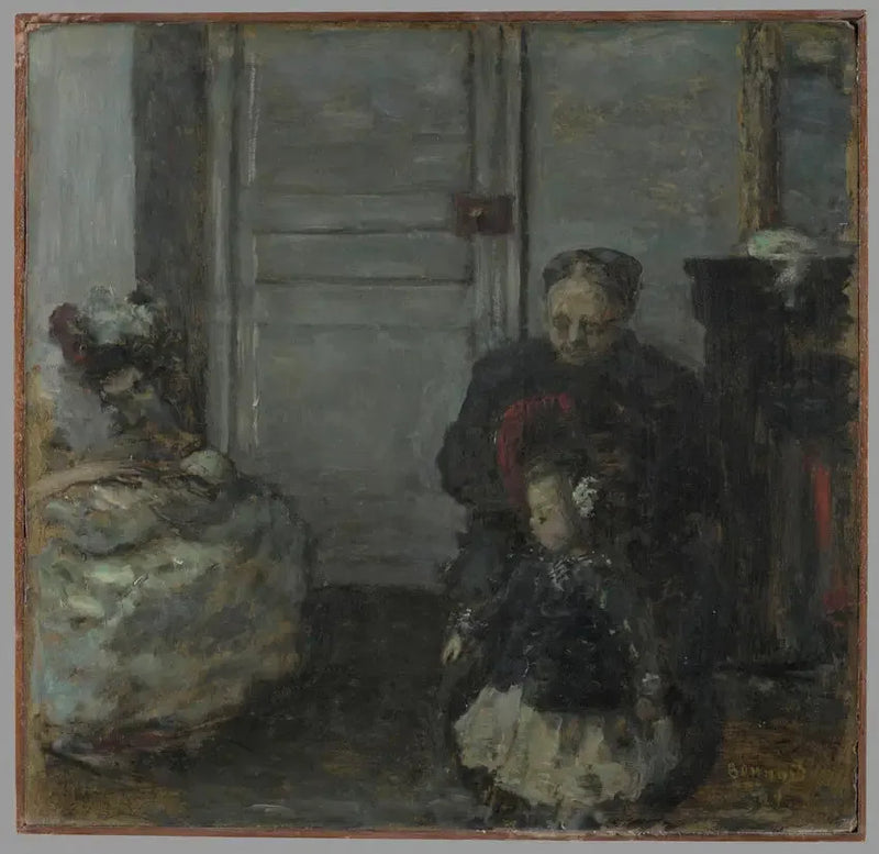 Interiör, kvinna och barn - Pierre Bonnard