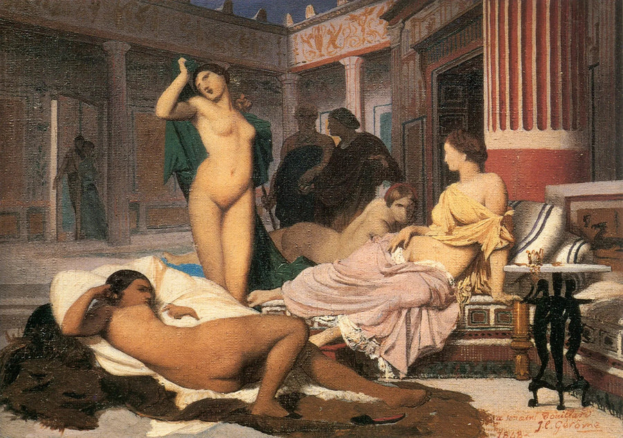 Grekisk interiör - Jean-Léon Gérôme