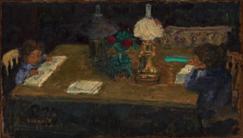 Interiör: Barnen på Terrassen - Pierre Bonnard