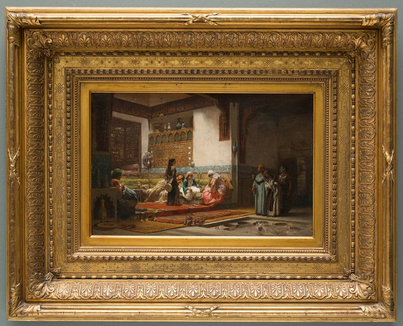 Moorisk interiör - Frederick Arthur Bridgman