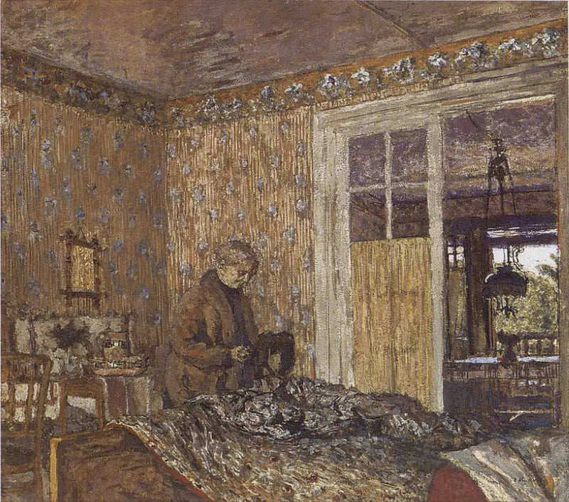 Interiör i grått väder, Vaucresson - Édouard Vuillard