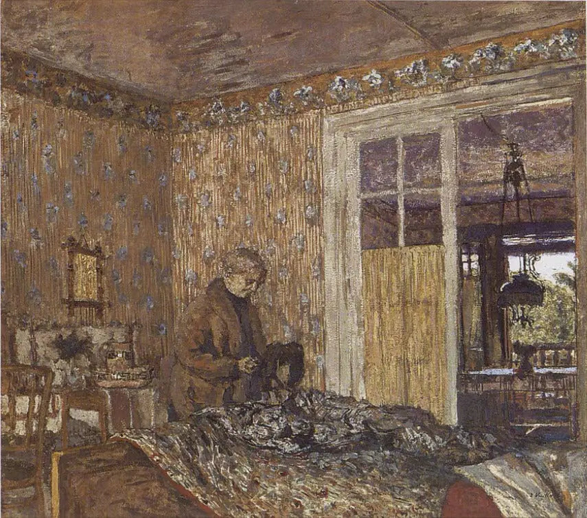 Interiör i grått väder, Vaucresson - Édouard Vuillard