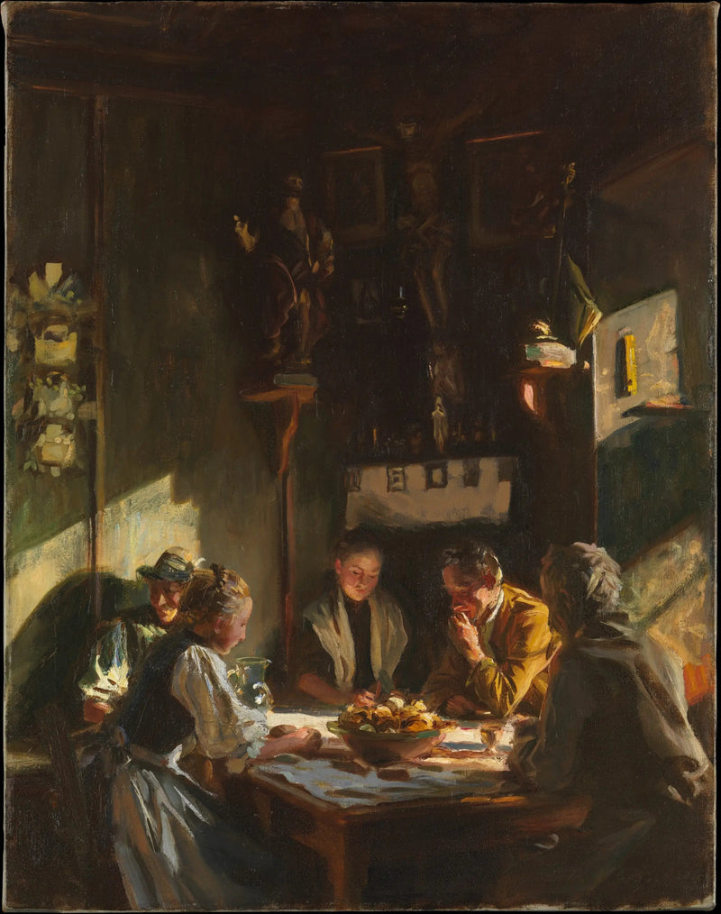 Tyrolsk interiör - John Singer Sargent