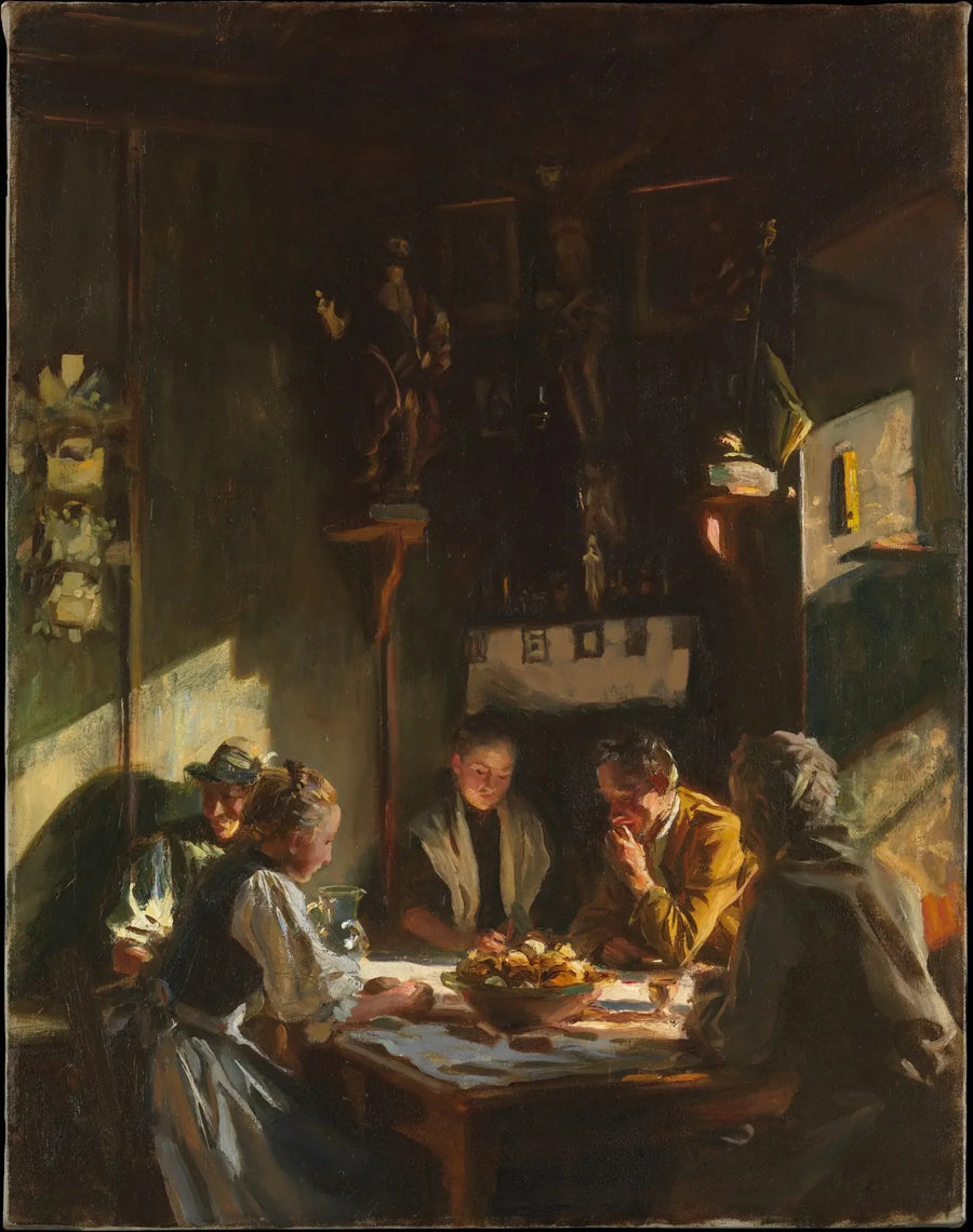 Tyrolsk interiör - John Singer Sargent