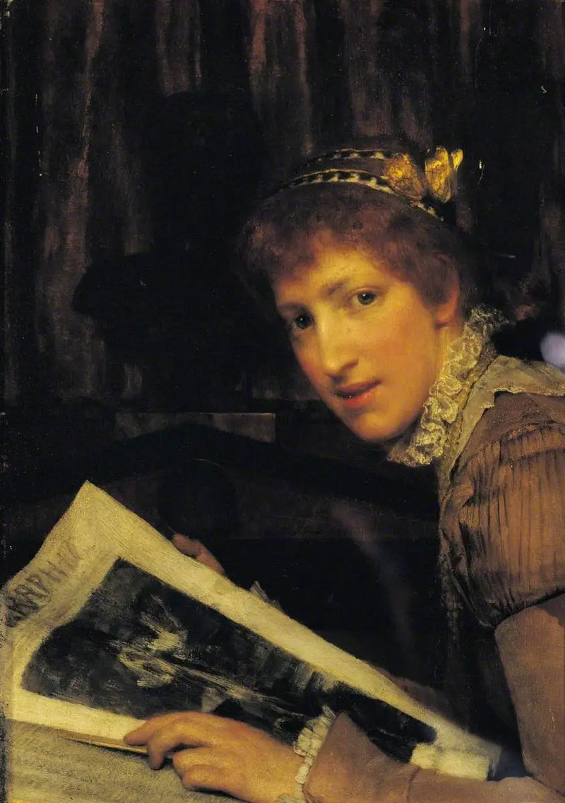 Avbruten – En typ av kvinnlig skönhet - Lawrence Alma-Tadema