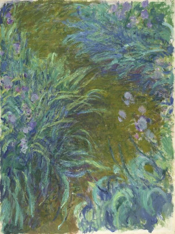Iris de Claude Monet, vers 1914–1917 – National Gallery, inventaire NG6383, Wildenstein 1829