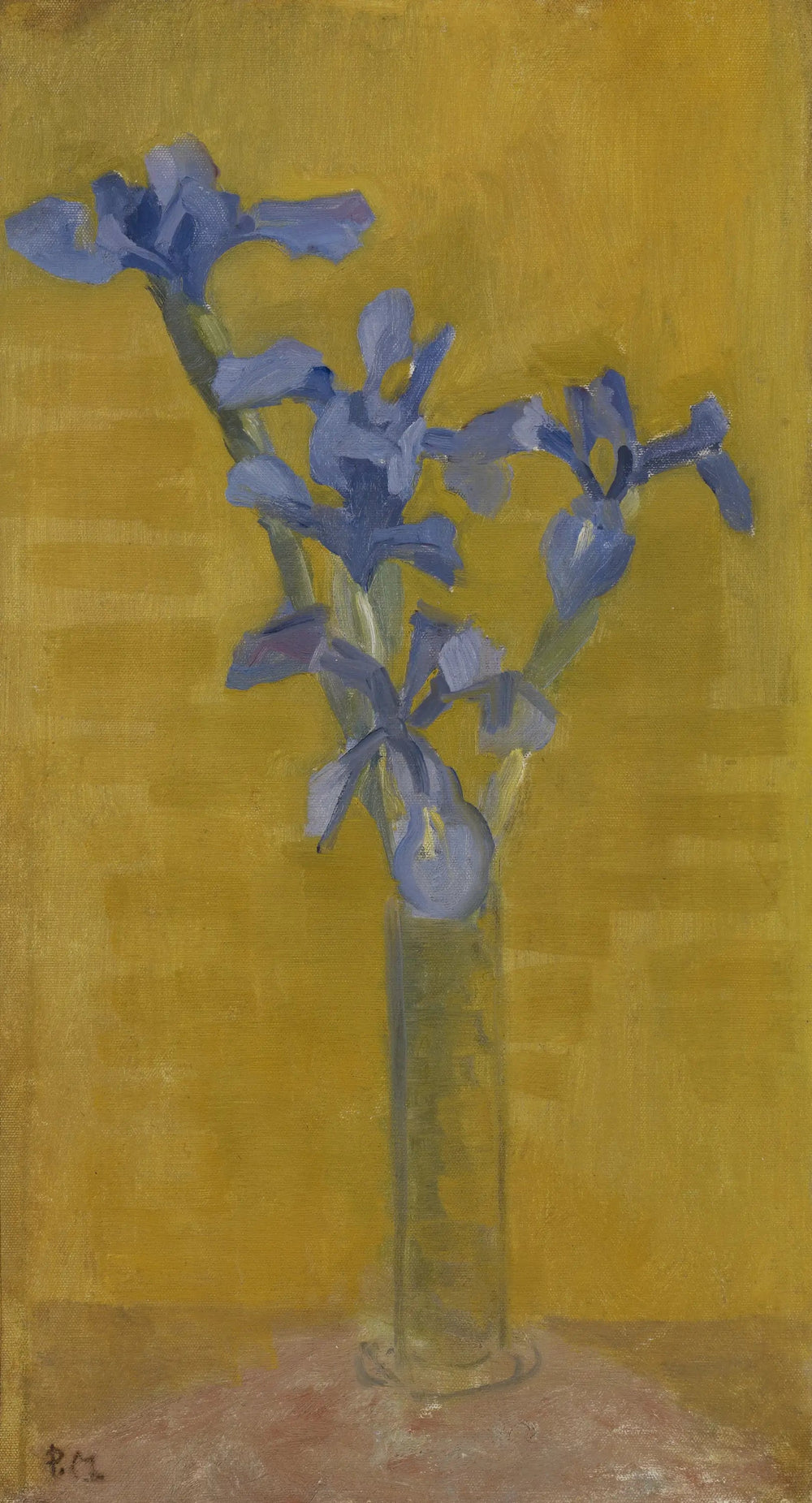 Reproduction du tableau « Iris - Piet Mondrian » par Alpha Reproduction en peinture à l’huile